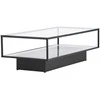 Venture Design Kavos staliukas, Maglehem, 130x60 cm, juodas