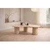Venture Design Kavos staliukas Megg 130x78 cm Natūralaus MDF