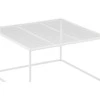 Venture Design Kavos staliukas, "Netz" sofa, 80x80 cm, Balta