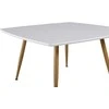 Venture Design Kavos staliukas, Plaza Sofa Romb, 80x80 cm, Balta