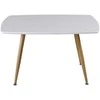 Venture Design Kavos staliukas, Plaza Sofa Romb, 80x80 cm, Balta