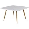 Venture Design Kavos staliukas, Plaza Sofa Romb, 80x80 cm, Balta