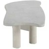Venture Design Kavos staliukas Polle MDF 3D popierius šviesiai pilka