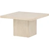 Venture Design Kavos staliukas Qvart 80x80x46 cm Smėlio spalvos MDF