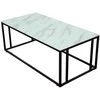 Venture Design Kavos staliukas, Rock 2.0 Soffbord, 120x60 cm, Balta