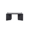 Venture Design Kavos staliukas, Rogaland, 100x40 cm, Juodas