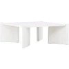 Venture Design Kavos staliukas, Rogaland, 100x40 cm, Balta