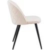 Venture Design Kėdė, aksominė siūlė, 57x76.5x50 cm, Bėžinės spalva