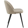 Venture Design Kėdė, aksominė siūlė, 57x76.5x50 cm, Bėžinės spalva