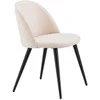 Venture Design Kėdė, aksominė siūlė, 57x76.5x50 cm, Bėžinės spalva
