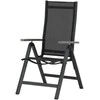 Venture Design Kėdė, Albany Light 5-pozicijų, 2 vnt., 67x59x109.5 cm, Juoda