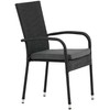Venture Design Kėdė, Anna, 64x55x95 cm, Juoda