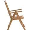 Venture Design Kėdė, Kenya 5 padėčių sulankstoma, 73x62x105 cm, Natūrali
