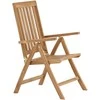 Venture Design Kėdė, Kenya 5 padėčių sulankstoma, 73x62x105 cm, Natūrali