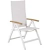 Venture Design Kėdė, Panama Light 5 padėčių, 75x60x110 cm, Balta