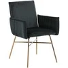 Venture Design Kėdė, Petra, 60x87x57 cm, Juoda