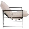 Fotelis Venture Design Kėdė, Sedalia viengulė sofa, 90x97.5x68.5 cm, Balta