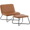 Sofa Venture Design Kėdė su Pogrupiu, X-Lounge, 75x71x78 cm, Ruda