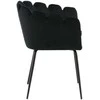Venture Design Kėdė su rankenėlėmis, Limhamn, 54x61x76.56 cm, juoda
