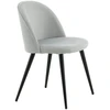 Venture Design Kėdė, švelnus matinis 2 vnt., 57x50x76.5 cm, šviesiai pilka