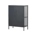 Venture Design Knygų lentyna, Misha, 80x40x110 cm, Pilka