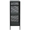 Venture Design Knygų lentyna, Misha, 80x40x110 cm, Juoda