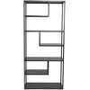 Venture Design Knygų spinta 85x35x188 cm Juodas plienas