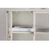 Venture Design Laikymo spintelė Garis smėlio spalvos, stiklas, plienas