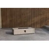 Venture Design Lauko židinys, Kea, 137x69x31 cm, pilka