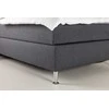 Lova Venture Design Loftas, Toledo, 120x200 cm, Tamsiai pilka