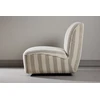 Venture Design Lounge kėdė 70x68 cm smėlio spalvos audinio apmušalas