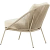 Venture Design Lounge kėdė Lindos smėlio spalvos plienas