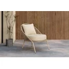 Venture Design Lounge kėdė Lindos smėlio spalvos plienas