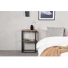 Venture Design Naktinis staliukas, Rise, 70x45x30 cm, Juodas