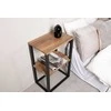 Venture Design Naktinis staliukas, Rise, 70x45x30 cm, Juodas
