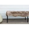Venture Design Netikra kailinė antklodė, Katy poliesteris, 180x55 cm, ruda