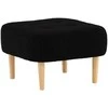 Venture Design Ottomanas/Pufas, Salina, 59x59x40 cm, Juoda