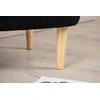 Venture Design Ottomanas/Pufas, Salina, 59x59x40 cm, Juoda