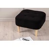 Venture Design Ottomanas/Pufas, Salina, 59x59x40 cm, Juoda
