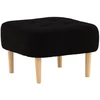 Venture Design Ottomanas/Pufas, Salina, 59x59x40 cm, Juoda