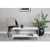 Venture Design Pabaigos stalas, Plienas, 43x102 cm, Balta