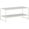 Venture Design Pabaigos stalas, Plienas, 43x102 cm, Balta