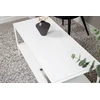Venture Design Pabaigos stalas, Plienas, 43x102 cm, Balta