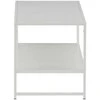 Venture Design Pabaigos stalas, Plienas, 43x102 cm, Balta