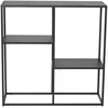 Venture Design Pabaigos stalas, Staal žemutinis knygų lentynas, 80x81 cm, Juodas
