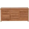 Venture Design Pagalvių dėžė Trento 50x130x60 cm natūralaus tikmedžio