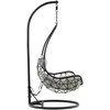 Venture Design Pendanti kėdė, Vide, 95x196x95 cm, Juoda