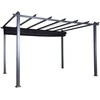 Venture Design Pergola, Lazio, 295x245x395 cm, Juoda