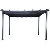 Venture Design Pergola, Lazio, 295x245x395 cm, Juoda