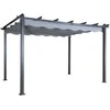 Venture Design Pergola, Lazio, 295x245x395 cm, Pilka